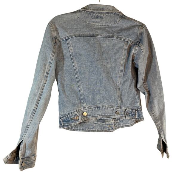 Esprit Denim Jacket Women Small Blue Long Sleeve Button Y2K Vintage Classic - Picture 2 of 8